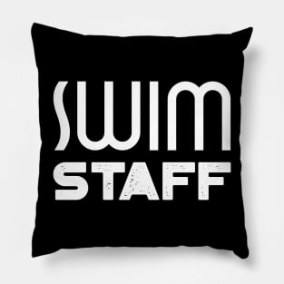 Swim team, swimming trainning, swimming pool staff v4 Pillow