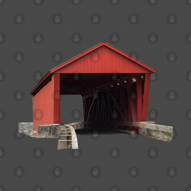 Little Gunpowder Falls Covered Bridge by Enzwell