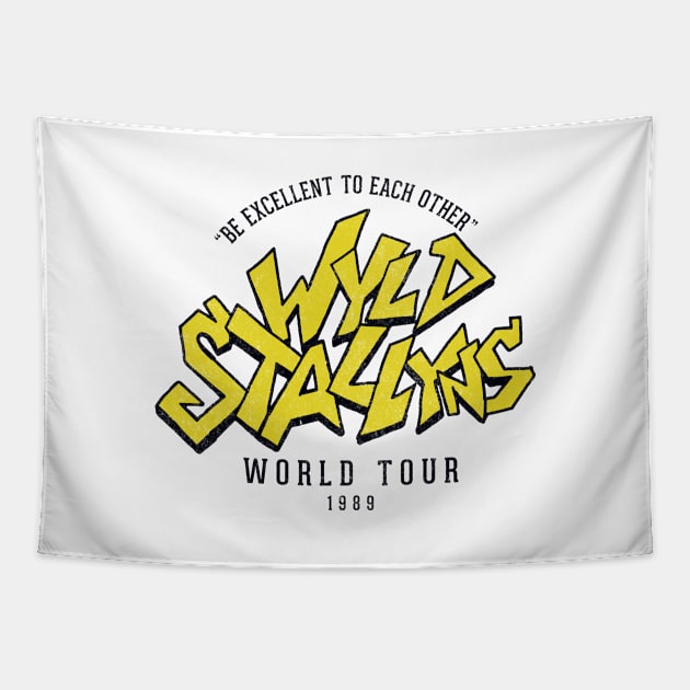 Wyld Stallyns - World Tour 1989 Tapestry by BodinStreet