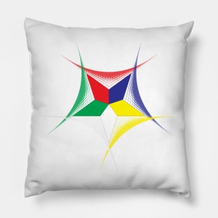 Star symbol inspired by Eastern Star logo Pillow