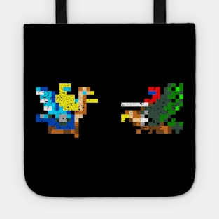 Joust 8-Bit Faceoff (distressed) Tote