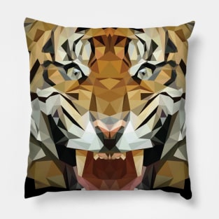 tigers lowpoly art Pillow