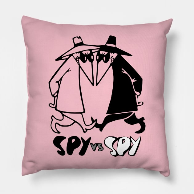 Spy vs Spy Pillow by dive such