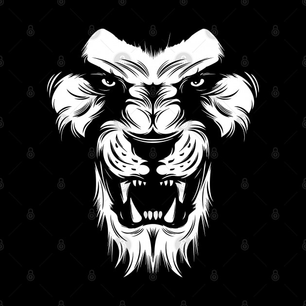 Lion Face Graphic by adik