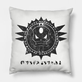 The Baron's Order (Black Print) Pillow