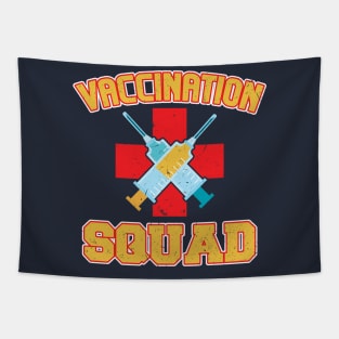 Pro Vaccination Quote - Vaccination Squad Tapestry