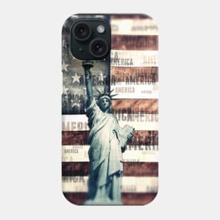 Vintage Patriotic American Liberty Phone Case