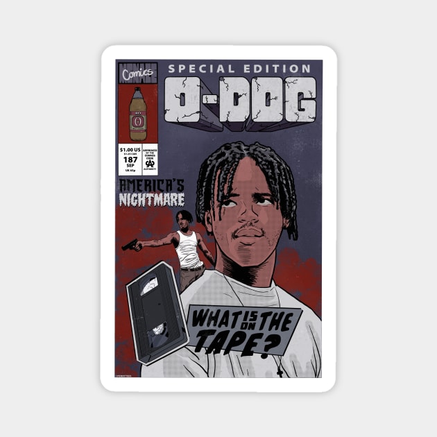 O-Dog - Issue 187 Magnet by Peter Katsanis Art