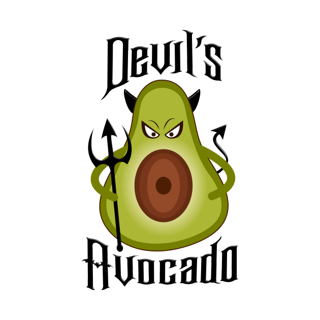 Devil's Avocado Spicy Keto Guacamole Lover by phoxydesign