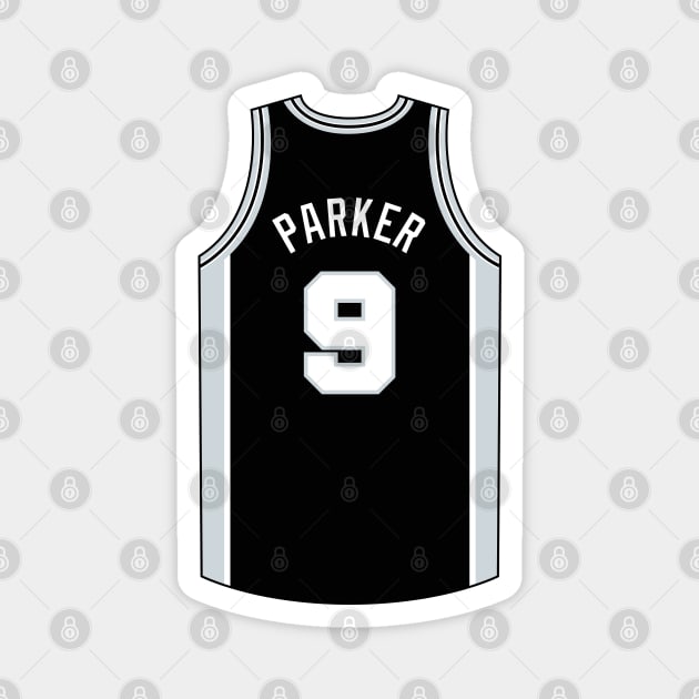 Tony Parker San Antonio Jersey Qiangy Magnet by qiangdade