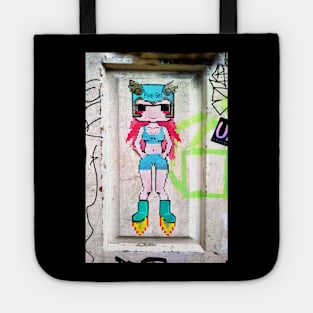 Pixel Space Girl Tote