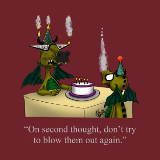 Funny Spectickles Dragon Birthday Humor T-Shirt