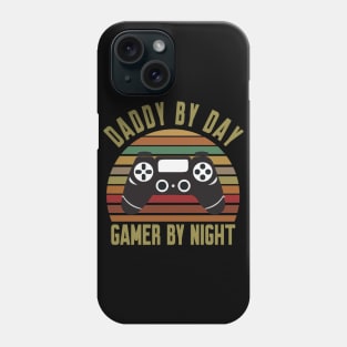 Daddy by day Gamer by night Phone Case