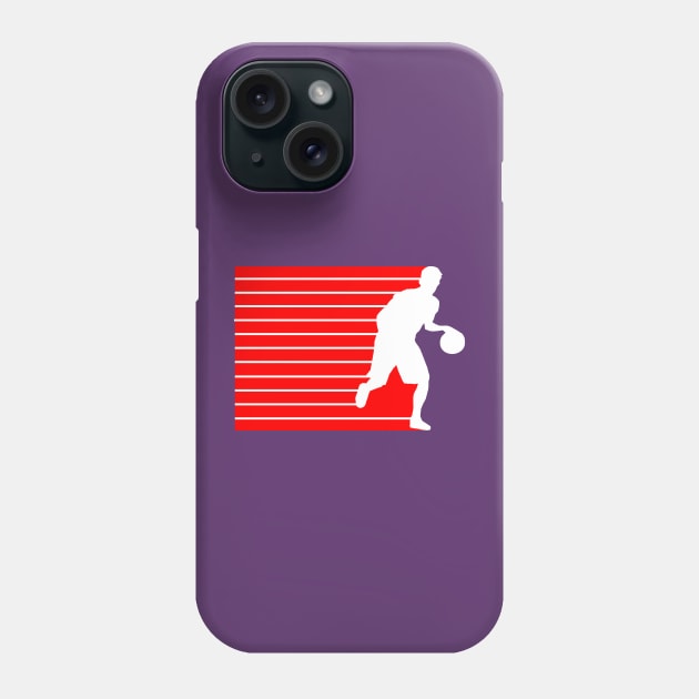 basketball attack (white) Phone Case by denip