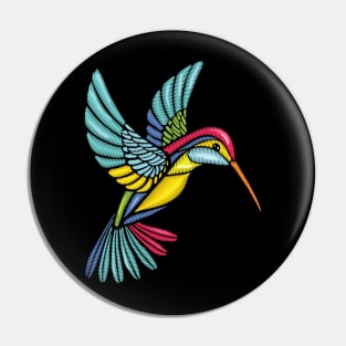 Colourful Hummingbird, Sweet and Elegant Style Pin