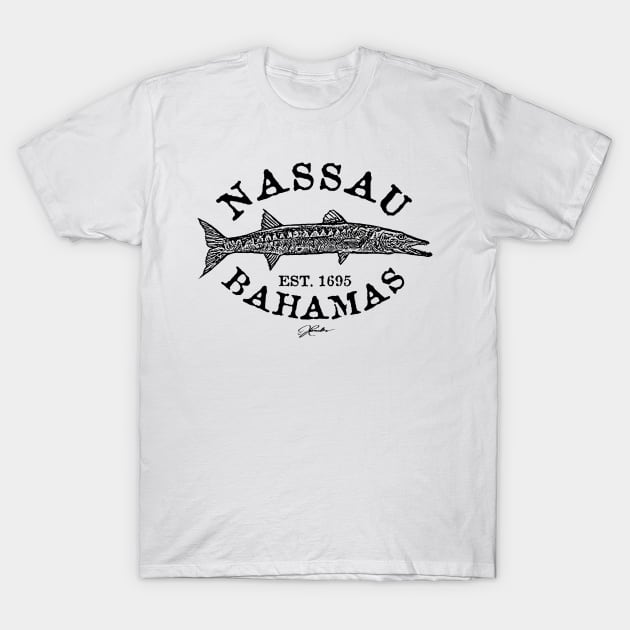 Nassau, Bahamas, Great Barracuda - Nassau Bahamas - T-Shirt