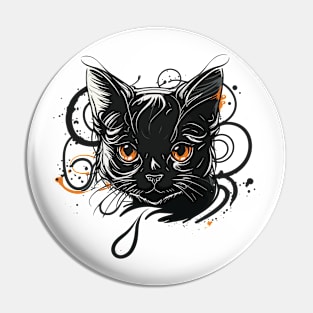 Graffiti Paint Cat Creative Inspiration Pin