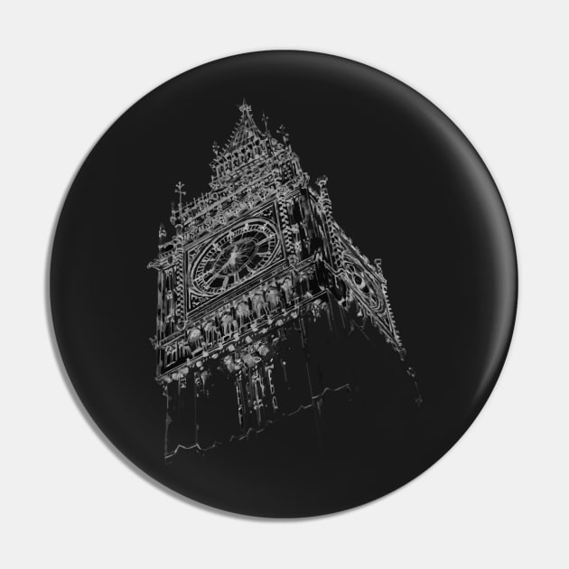 Tower clock sketch Pin by AdiDsgn