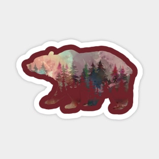 Northern Borealis Bear Magnet