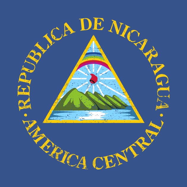 Nicaragua coat of arms - escudo nicaraguense by verde