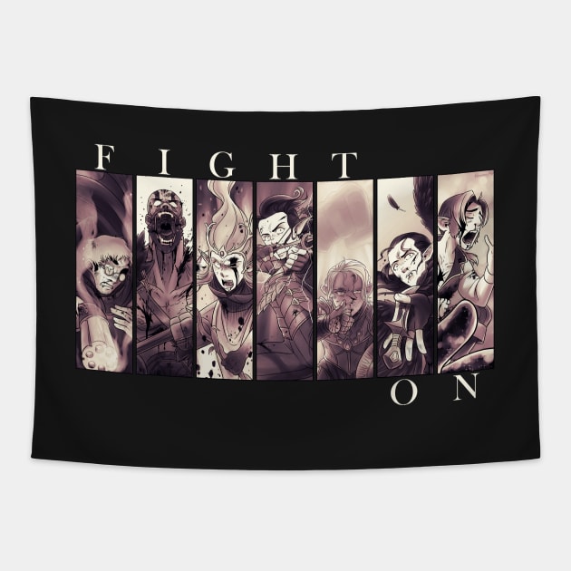 Fight On!! Tapestry by Viktormon