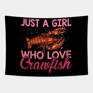 Just a Girl Who Loves Crawfish - Cajun Crawfish Boil Tapestry