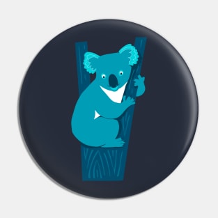 Blue Koala Bear Pin