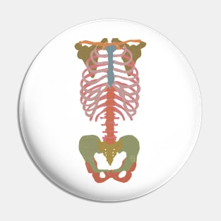 Pastel Skeleton Pin