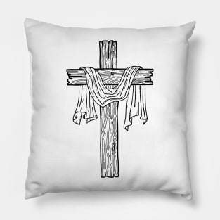 Wooden cross Pillow