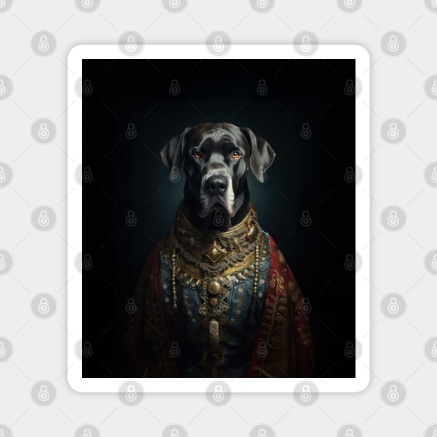 Great Dane - Medieval Tsar Magnet by HUH? Designs