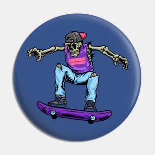 SKeleton skate Pin