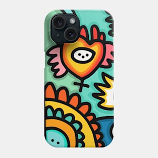 Colorful Cool Graffiti Creatures Phone Case