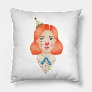 Clown Girl Pillow