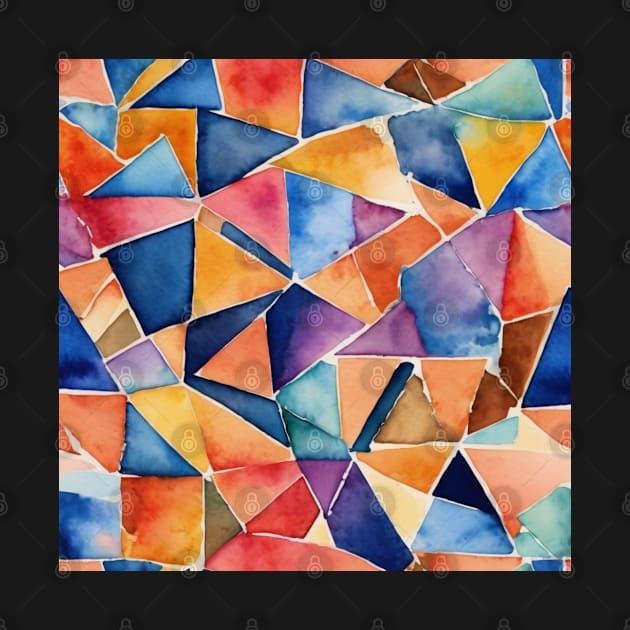 Watercolor Geometric by justrachna