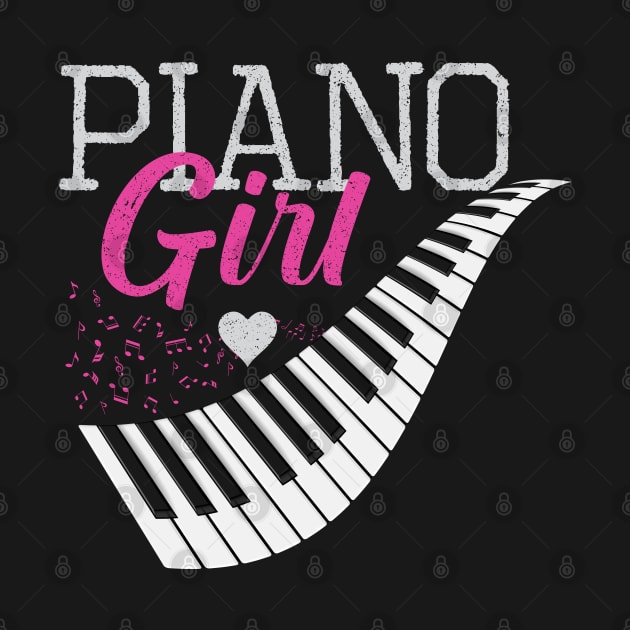 Funny Music Piano Girl Players Musical Instrument Piano Girl by Msafi