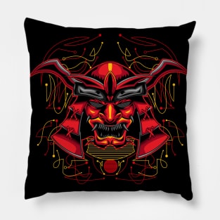 samurai head Pillow