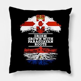 Northern Irish Grown With Paraguayan Roots - Gift for Paraguayan With Roots From Paraguay Pillow