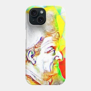 Lorenzo Valla Colourful Portrait | Lorenzo Valla Artwork 11 Phone Case