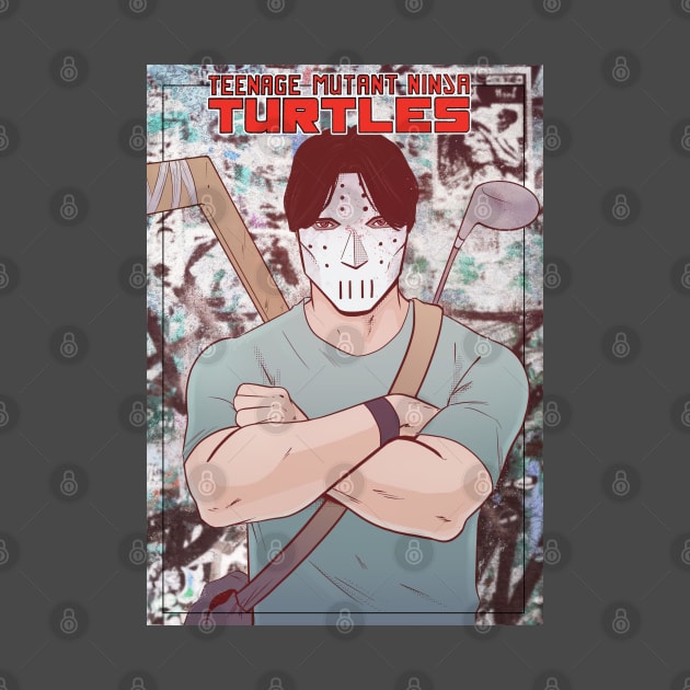 IDW TMNT: Casey Jones by Elisamakesart