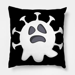 Coronavirus Ghost, Halloween Pillow