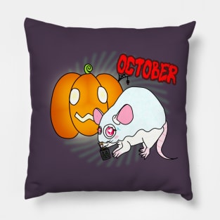 October Rat Pillow