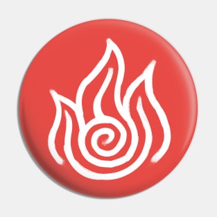 Fire Nation - Monochrome Pin