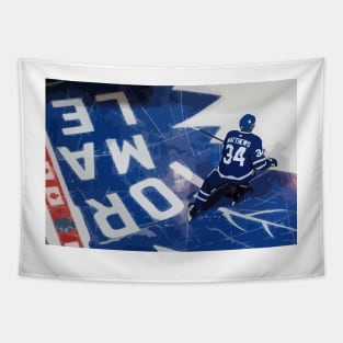 Auston Matthews Painting Tapestry