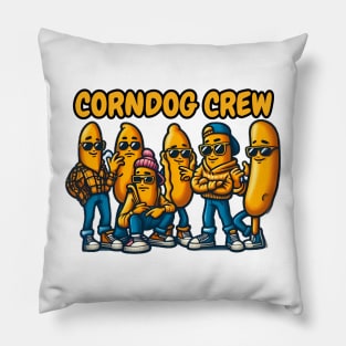 Corn dog Crew Pillow