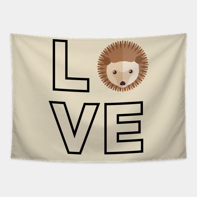 hedgehog lover Tapestry by sewwani