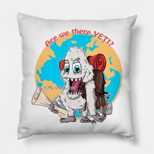 Are we there YETI? Pillow