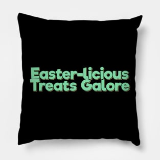 Easter-licious Treats Galore Pillow