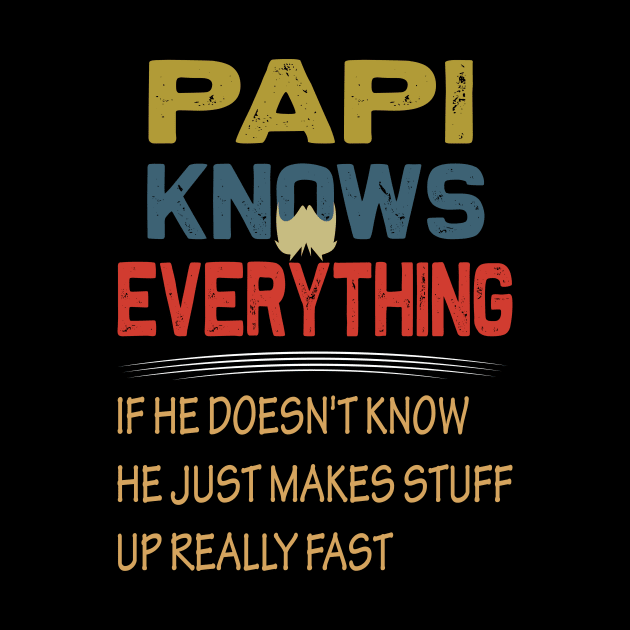 papi knows everything..fathers day gift by DODG99