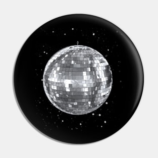 Disco Ball Silver Pin