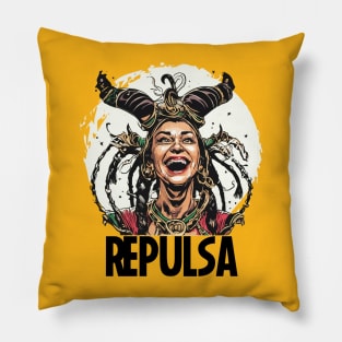 Rita Repulsa United Alliance of Evil fan art Pillow